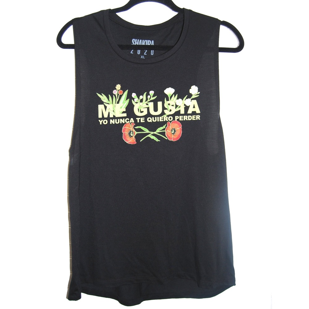 Shakira‎ 2020 tank top Women's XL shirt "Me Gusta Yo Nunca Te Quiero Perder"